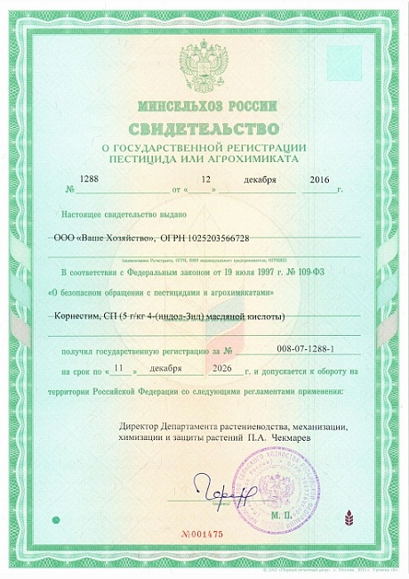 Корнестим, стимулятор корнеобразования 100 г